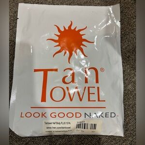 Tan Towel Half Body Plus 15 Pack Look Good Naked! **NEW SEALED**